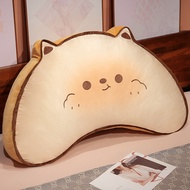 YEYA หมอนรองหลังรูปแมวการ์ตูนน่ารักสำหรับความสบาย