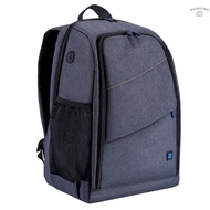 ღPULUZ Outdoor Backpack Portable Waterproof Bag Scratch-proof Dual Shoulders Backpack for DSLR Camera, Sports Camera, Tripod and Other Photography Accessories Grey