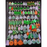 Fashion Jade Necklace Pendant Collection Jade Buddha Jade Peace Buckle Guanyin Candy Jade Gourd Pend