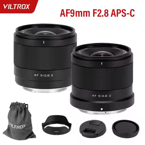 Viltrox AF 9mm F2.8 Air Auto Focus Cameras Lens APS-C Large Aperture Prime Lens For Sony E Fujifilm 