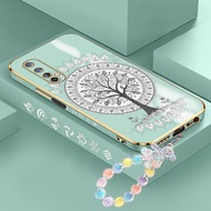 Realme 7 8 9 10 Pro + 5G 7I 8I 9I V13 Q5 K10X 5G Phone case Tree Life soft trendy Luxury Plating sof