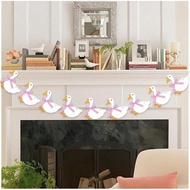 Bow Silly Goose Banner Garland for Goose Baby Shower Boy Girl One Silly Goose Party Décor Silly Goos