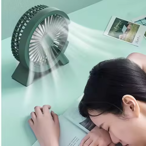 Portable Mini USB Power Table Fan Small Silence Fan for Student Dormitory Computer Summer Gadget Hom