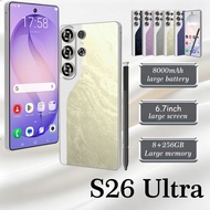 AS5-S26 Ultra NEW 4G/5G SmartPhone 6.7inch Memory 8GB RAM+256GB ROM 8000mAh Dual Sim WIFI