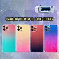 Xiaomi Mi A1 A2 A3 8 SE 9 9T 10T 10 Pro Lite Ultra 3M Gradient Colourful Leather Back Cover Sticker