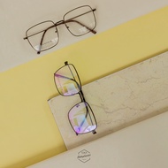 FULL IRON SQUARE EYEGLASSES FRAME - CEIBA 04