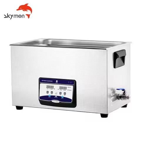 Skymen JP-100S 600W 30L digital China manufacturer ultrasonic chains cleaner for bike automobile ult