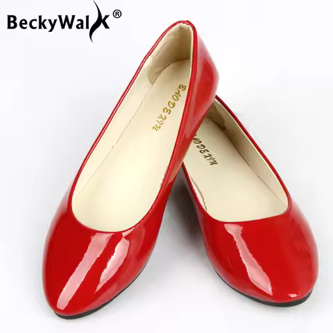 Summer women's flat shoes patent leather women's flat shoes candy color Lok Fu shoes comfortable sho