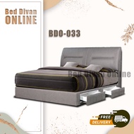 BDO-033 BEDFRAME( HEADBOARD + DIVAN)