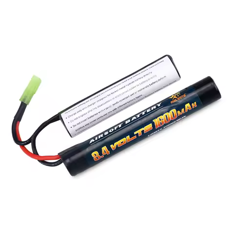 8.4V 1600mAh Butterfly Replaces NIMH Battery Pack for H VFC HK416 CQB Rifle with Mini Tamiya Connect