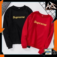 MALAYSIA UP📣(AZWAR SHOP) Women&Men Long Sleeve Surpreme Printed Casual Pullover Top Causal