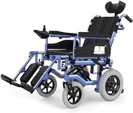 Heavy Duty Electric Wheelchair with Headrest, Foldable and Lightweight Powered Wheelchair,Se