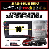 Volkswagen VW Universal Android player 10" inch Casing + Socket With Canbus - M10827