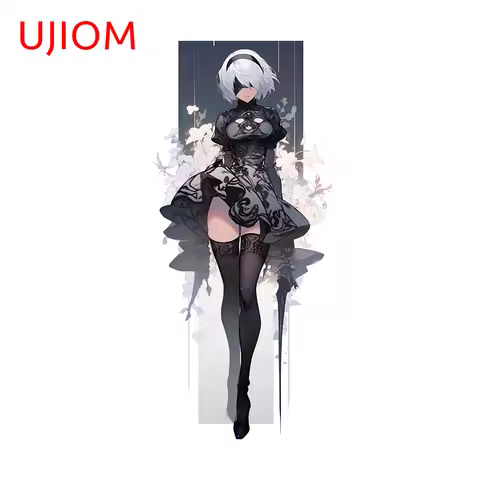UJIOM Nier 2B Standing Posture Picture Wall Sticker Fashionable Personality Scratch Proof Decal Comp