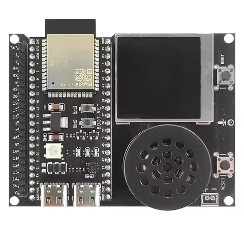 ESP32 S3 N16R8 Development Board with Speaker 1.54 Inch TFT Display Expansion Adapter Kit for DIY AI