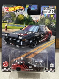 Xe mô hình đồ chơi bánh cao su Hot wheels 1:64 PREMIUM - Toyota AE86 Sprinter Trueno
