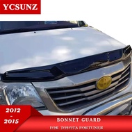 Acrylic Bonnet Guard For Toyota Fortuner 2012 2013 2014 2015 Front Bug Shield Hood Bonnet Protector 