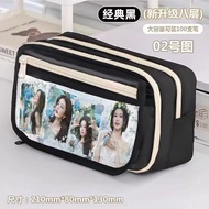 White Deer Pencil Case Large-Capacity Primary School Pencil Case Student Stationery Box Multi-Layer 
