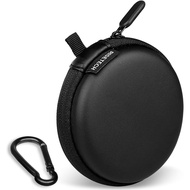 Sarung Earbud Bulat Berwayar Pemegang Sarung Fon Telinga Keras EVA dengan Zip Kecil Serasi dengan Mo