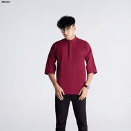 KURTA MALIQUE ELRAH ( MAROON )