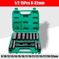 Impact Wrench Socket Set Deep Socket Wrench Set Deep Socket 1/2 Drive Impact Wrench Socket Adaptor S