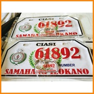▣ ✥ ○ CIASI PLATE WITH FREE KEYCHAIN