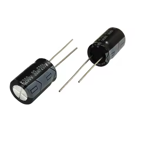 200V33uf 10x17mm Aluminum Electrolytic Capacitor 33uf 200v 33mf 200wv 33MFD 200vdc 47uf 68uf 100uf 2