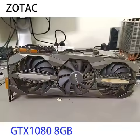 Original ZOTAC Video Card GTX 1080 8GB GPU Graphics Cards for GeForce nVIDIA GTX1080 8GD5 SM 192Bit 