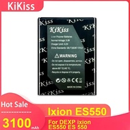 KiKiss Mobile Phone Battery For DEXP ixion ES550 ES 550 ,Ixion ES550 3100mAh Batteries