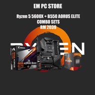RYZEN 5 5600X + B550 AORUS ELITE Motherboard