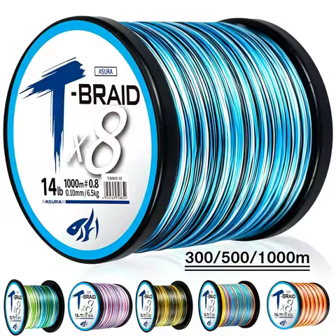 ThornsLine X8 Upgrade Braid Fishing Line Super Strong 8 Strands Multifilament PE Line 300-1000M Brai