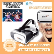 2nd Generation 3D VR Headset Virtual Reality Glasses for Mobile Phone Cermin Mata 3D Movies Games 3D