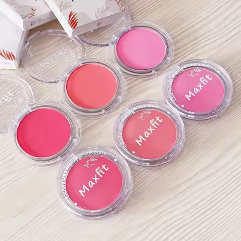 Anti Sweat Matte Powder Blusher - Natural Powder Blusher, Durable Waterproof Makeup, Create a Beauti