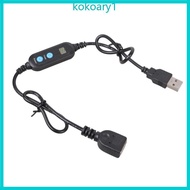 KOKO Automatic Restart USB Timer Cable 1-24H Programmable Control USB Timer Cord