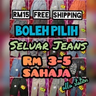 RM3 - 5 Seluar jeans bundle budak / kanak murah pants kids (boleh pilih) AS21