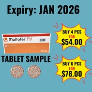 Maltofer Fol Chewable Tablet 30s 100mg Iron Supplement and Folic Acid (Vitamin B9)