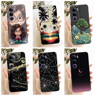 Casing For Vivo V40 Lite 4G IDN / V40 Lite 5G V2417 / Y200 5G Global Phone Case Luxury Sunset Space 