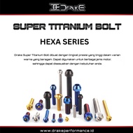 Drake Bolt L Titanium M5 Hexa Series Grade 5 Original