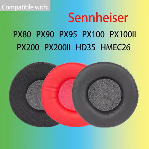 Earpads for Sennheiser PX80 PX90 PX95 PX100 Headphones PX100II PX200 PX200II Ear Cushions HD35 HMEC2