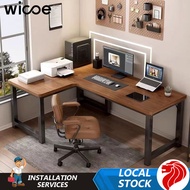 Wise Computer Table Corner Desk Office Table Comcial Grade L-Shape Table Study Table 0AAT