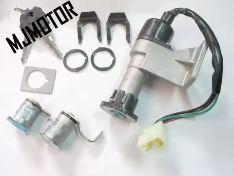 Handsome boy Lock Ignition Key Switch Set Seat Lock Key For QJ Keeway GY6 Chinese Scooter for Kymco