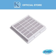 BOSS: Swimming Pool Drain Size 18" x 18" (18" x 18" Main Frame-Cycolac (White)