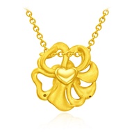CHOW TAI FOOK 999 Pure Gold Pendant -  Flower  R32956
