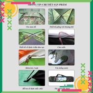 Camping Tent, Backpacking Tent, 2-Layer Door Travel Tent, Waterproof, Anti-Mosquito, Easy