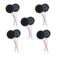 AITIAO 10Pcs 2W 8 Ohm Mini Speakers Metal Shell Round Internal Magnet Speaker for DVD, Evd, Mini Mul