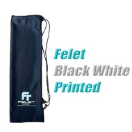 Badminton racket cloth bag can hold 1-3 badminton rackets Beg kain raket badminton boleh memuatkan 1