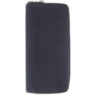 Excellent condition Louis Vuitton Zippy Wallet Vertical Taiga M30510 Navy Long Wallet LV 1520 [Pre-o