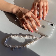 SUNSCRÈME - ALL-WHITE PHONE STRAP (ที่ห้อยมือถือ)