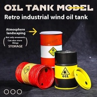 Simulated Small Oil Barrel Mini Decorative Ornaments for 1/10 RC Crawler Car TRX4 Defender AXIAL SCX