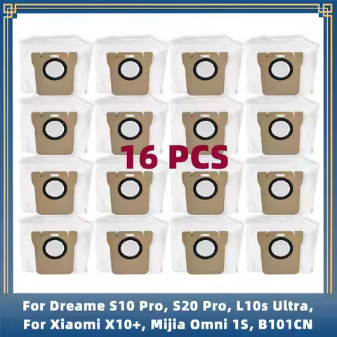 Dust Bag Compatible For Xiaomi X10 Plus Mijia Omni 1S, B101CN / Dreame Bot S10 S20 Pro, X10 L10 L10s
